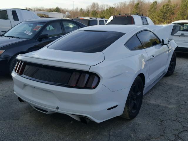 1FA6P8TH8F5366196 - 2015 FORD MUSTANG WHITE photo 4