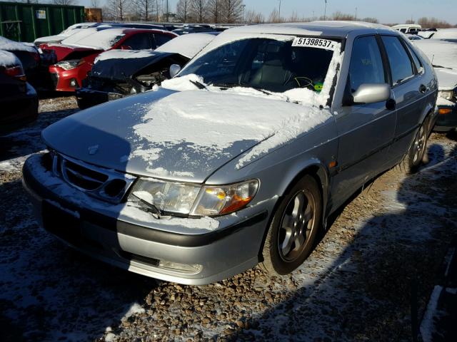 YS3DF58K3Y2034767 - 2000 SAAB 9-3 SE SILVER photo 2