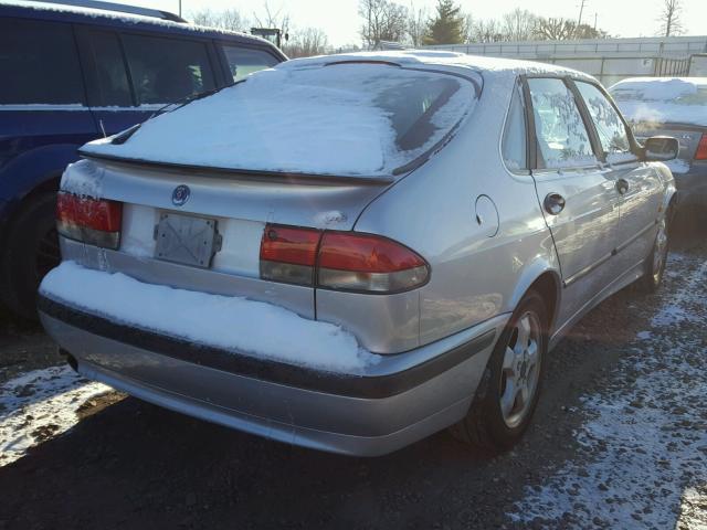 YS3DF58K3Y2034767 - 2000 SAAB 9-3 SE SILVER photo 4