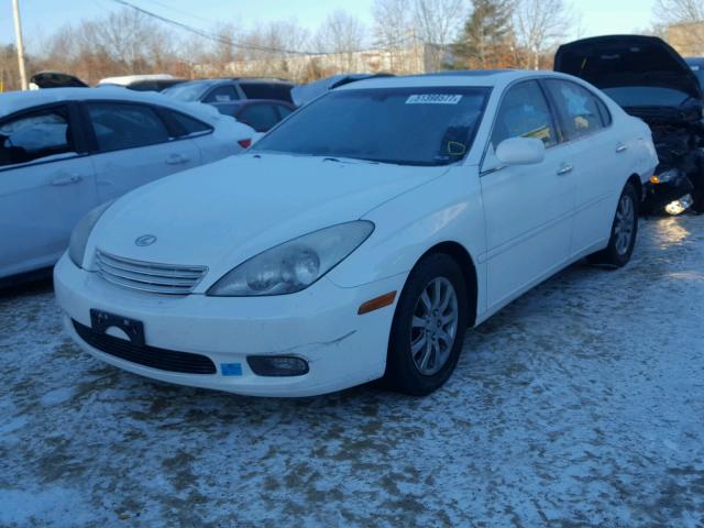 JTHBA30G945053548 - 2004 LEXUS ES 330 WHITE photo 2