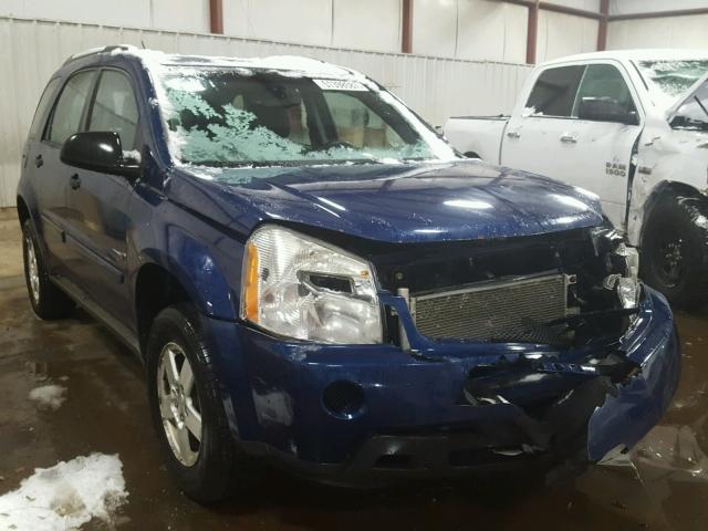 2CNDL13F886065496 - 2008 CHEVROLET EQUINOX LS BLUE photo 1