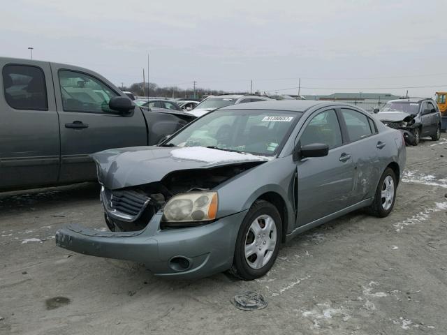 4A3AB36F58E024205 - 2008 MITSUBISHI GALANT ES GRAY photo 2