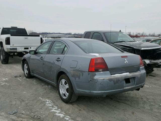 4A3AB36F58E024205 - 2008 MITSUBISHI GALANT ES GRAY photo 3