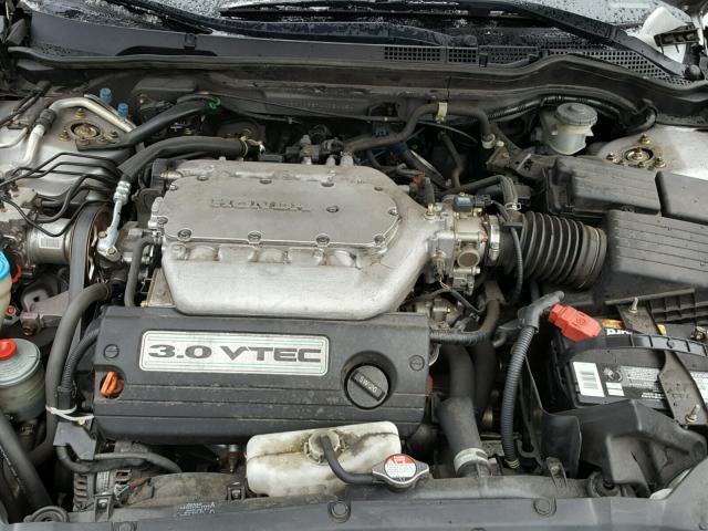 1HGCM66574A054484 - 2004 HONDA ACCORD EX SILVER photo 7