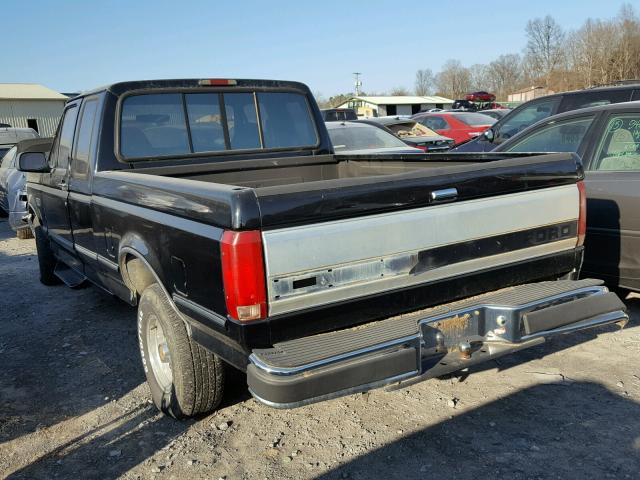 1FTEX15N7RKA88042 - 1994 FORD F150 BLACK photo 3