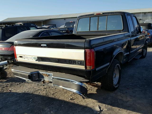 1FTEX15N7RKA88042 - 1994 FORD F150 BLACK photo 4