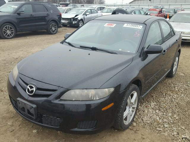 1YVHP80C875M59419 - 2007 MAZDA 6 I BLACK photo 2