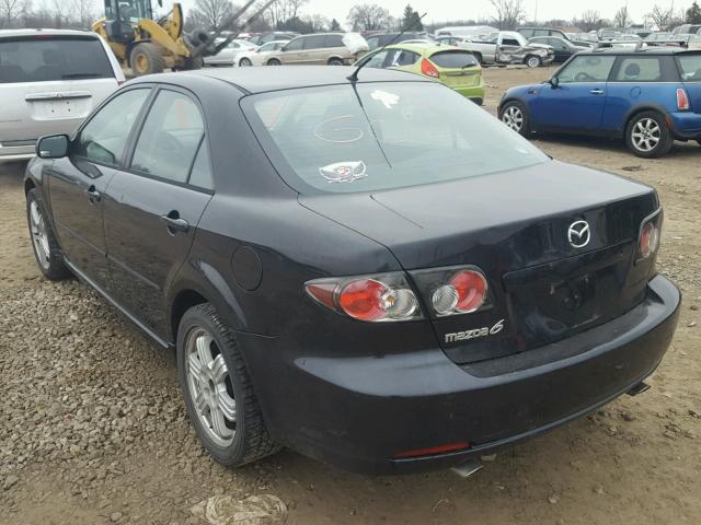 1YVHP80C875M59419 - 2007 MAZDA 6 I BLACK photo 3