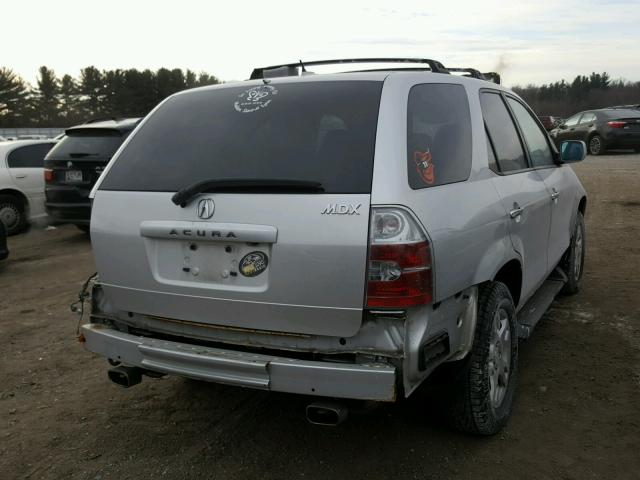 2HNYD18925H522707 - 2005 ACURA MDX TOURIN SILVER photo 4