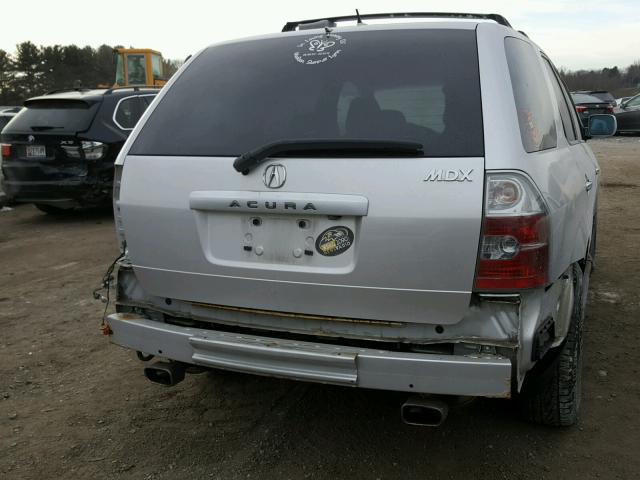 2HNYD18925H522707 - 2005 ACURA MDX TOURIN SILVER photo 9