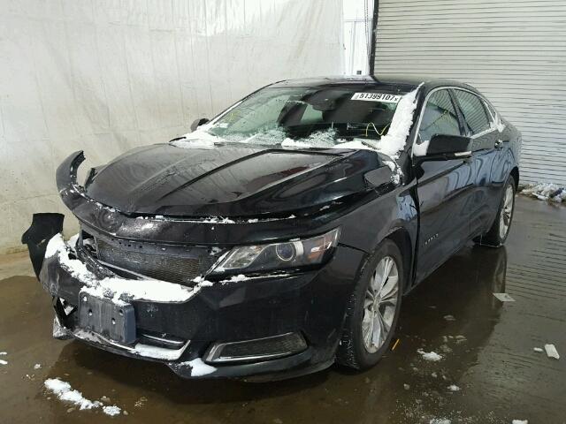 2G1125S39E9169507 - 2014 CHEVROLET IMPALA LT BLACK photo 2