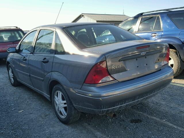 1FAFP34314W189276 - 2004 FORD FOCUS SE C GRAY photo 3