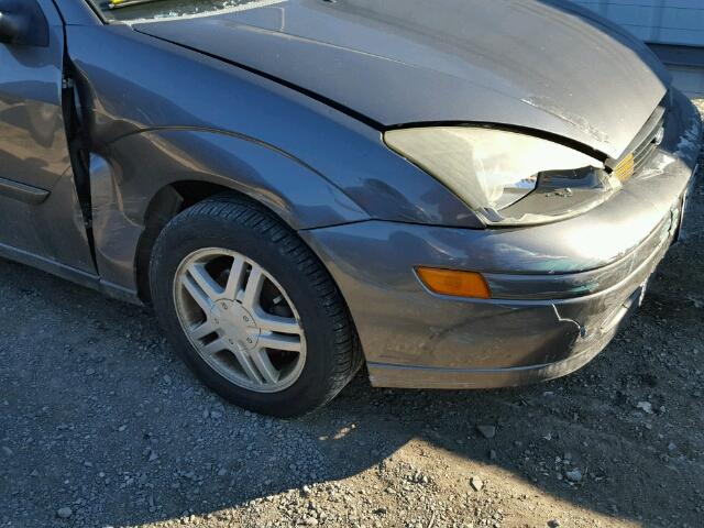 1FAFP34314W189276 - 2004 FORD FOCUS SE C GRAY photo 9