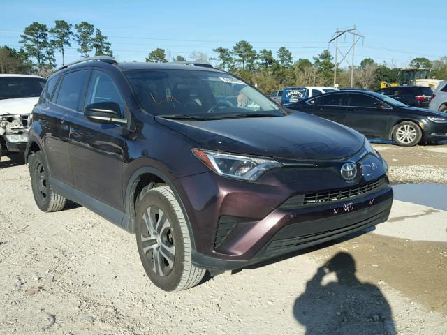 2T3ZFREV1GW246365 - 2016 TOYOTA RAV4 LE PURPLE photo 1