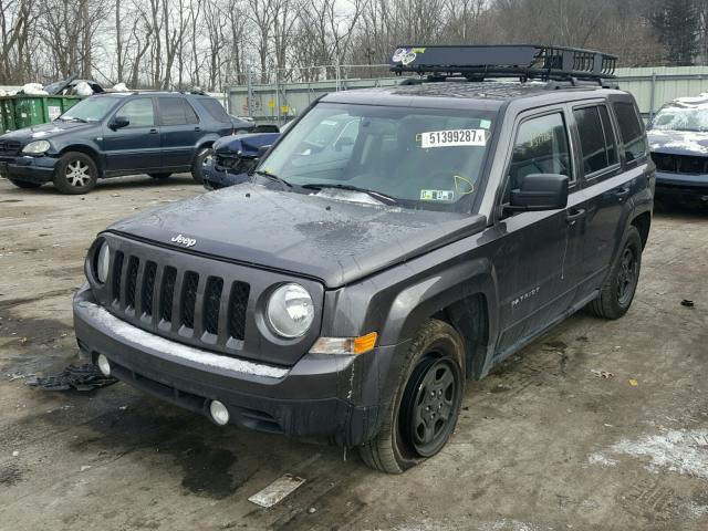 1C4NJRBB2GD654524 - 2016 JEEP PATRIOT SP GRAY photo 2