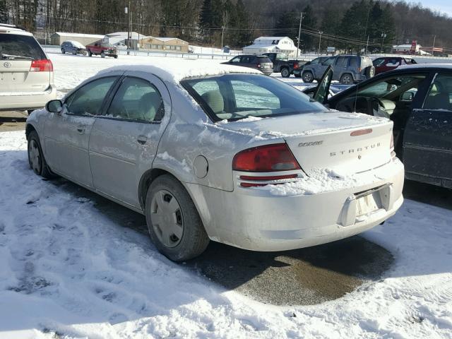 1B3AL46T26N253841 - 2006 DODGE STRATUS SX SILVER photo 3