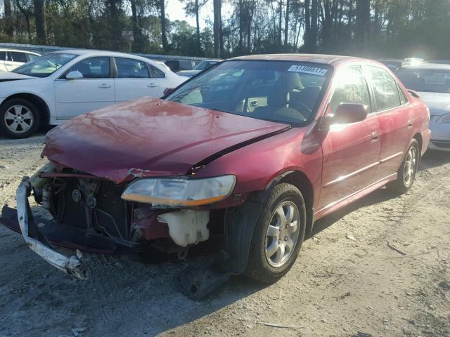 1HGCG66831A086667 - 2001 HONDA ACCORD EX BURGUNDY photo 2