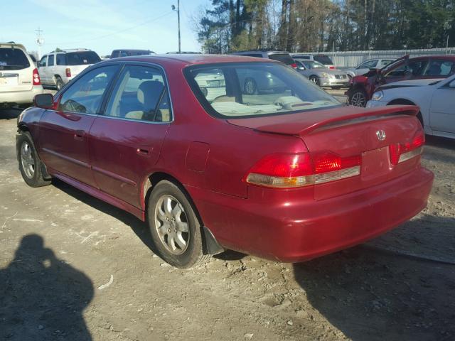 1HGCG66831A086667 - 2001 HONDA ACCORD EX BURGUNDY photo 3