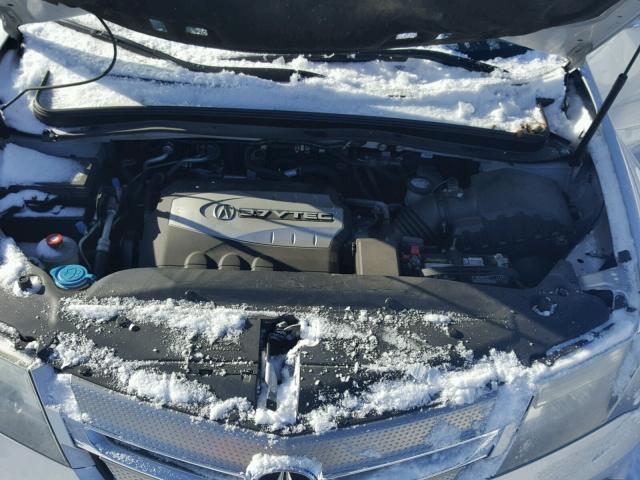 2HNYD28449H510588 - 2009 ACURA MDX TECHNO GRAY photo 7