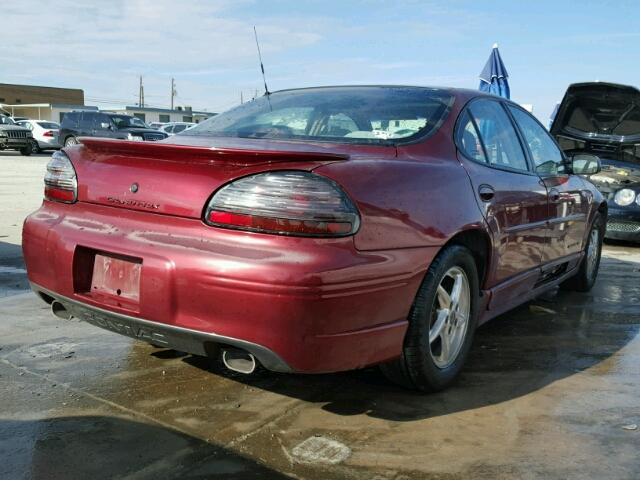 1G2WP52K72F145459 - 2002 PONTIAC GRAND PRIX MAROON photo 4