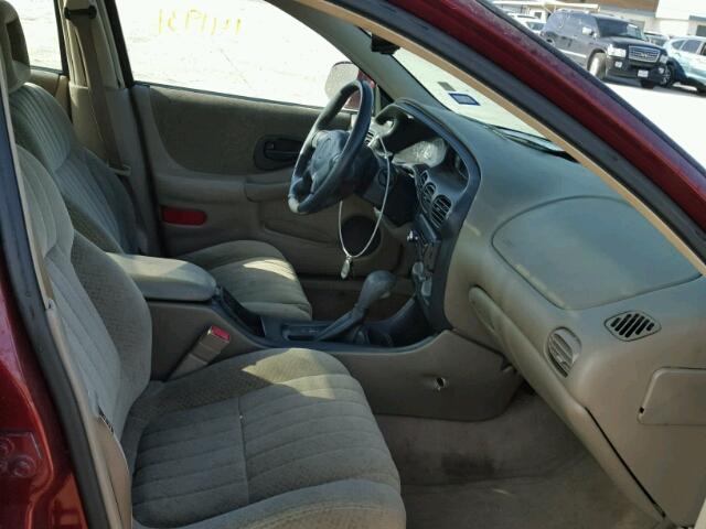 1G2WP52K72F145459 - 2002 PONTIAC GRAND PRIX MAROON photo 5