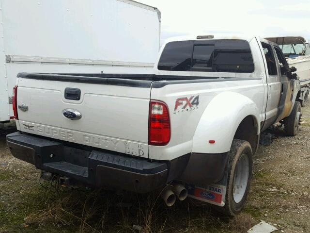 1FT8W4DT2FEB01159 - 2015 FORD F450 SUPER WHITE photo 4