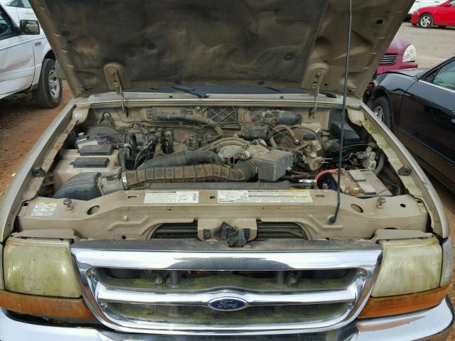 1FTYR14V0YTB24509 - 2000 FORD RANGER SUP BROWN photo 7