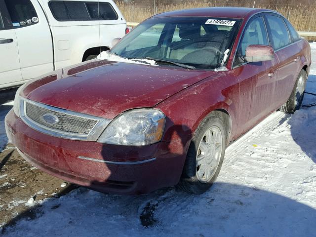 1FAHP24157G146754 - 2007 FORD FIVE HUNDR RED photo 2