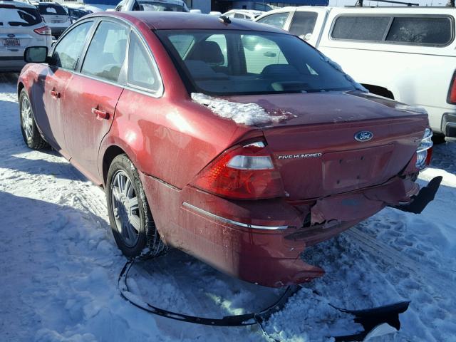 1FAHP24157G146754 - 2007 FORD FIVE HUNDR RED photo 3