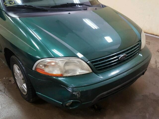 2FMZA51482BA65968 - 2002 FORD WINDSTAR L GREEN photo 9