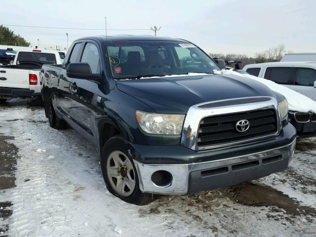 5TFRT54147X010661 - 2007 TOYOTA TUNDRA DOU GREEN photo 1