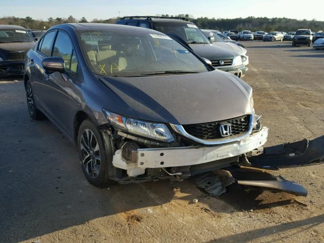 19XFB2F87EE047487 - 2014 HONDA CIVIC EX SILVER photo 1