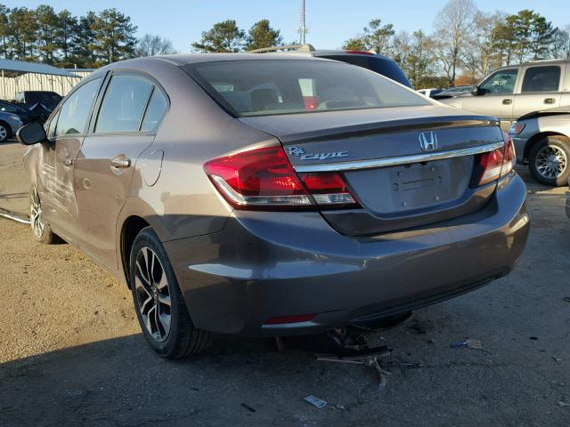 19XFB2F87EE047487 - 2014 HONDA CIVIC EX SILVER photo 3