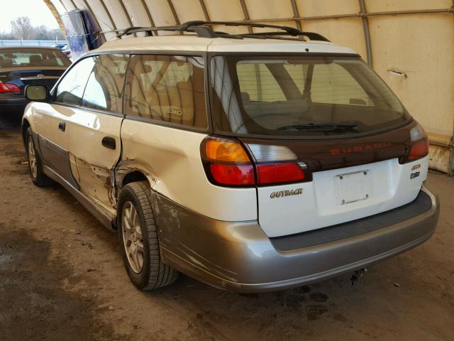 4S3BH675437654548 - 2003 SUBARU LEGACY OUT CREAM photo 3