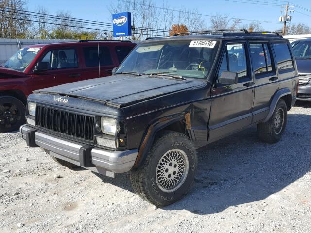 1J4FJ78S9SL596548 - 1995 JEEP CHEROKEE C BLUE photo 2