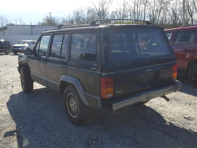 1J4FJ78S9SL596548 - 1995 JEEP CHEROKEE C BLUE photo 3