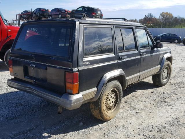 1J4FJ78S9SL596548 - 1995 JEEP CHEROKEE C BLUE photo 4