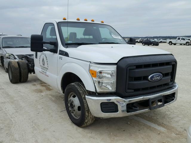 1FDRF3G64FEC58160 - 2015 FORD F350 SUPER WHITE photo 1