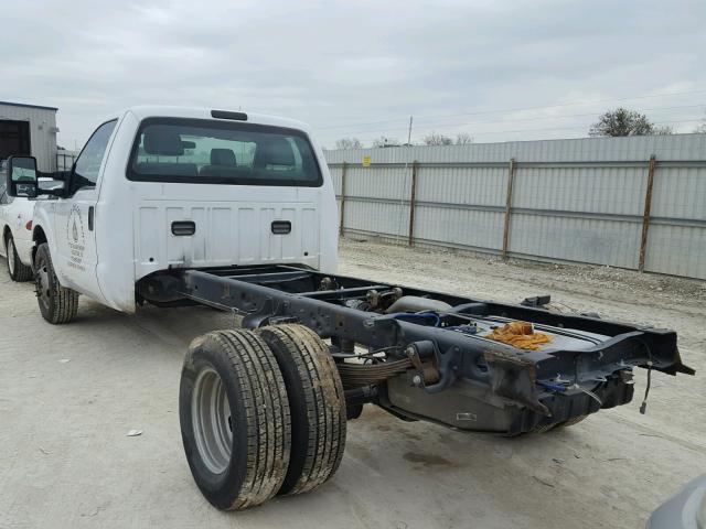 1FDRF3G64FEC58160 - 2015 FORD F350 SUPER WHITE photo 3