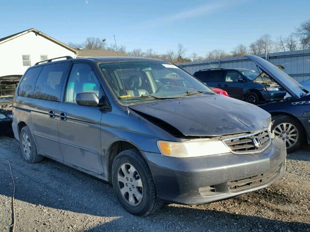 5FNRL18984B075916 - 2004 HONDA ODYSSEY EX TEAL photo 1