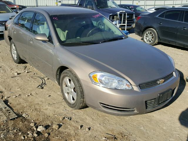 2G1WT58K579366937 - 2007 CHEVROLET IMPALA LT GOLD photo 1