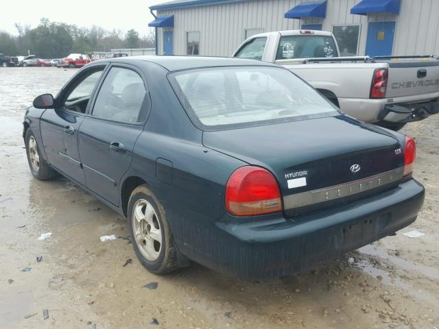 KMHWF35VXXA073892 - 1999 HYUNDAI SONATA GLS GREEN photo 3