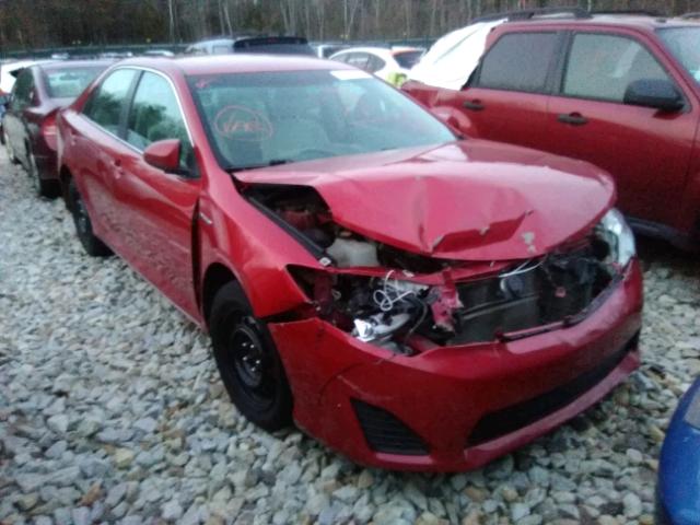 4T1BD1FK3EU101914 - 2014 TOYOTA CAMRY HYBR RED photo 1