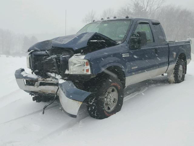 1FTSX21P66EA66592 - 2006 FORD F250 SUPER BLUE photo 2