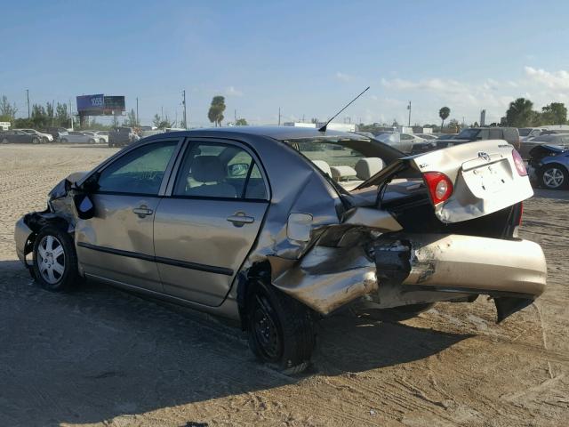 1NXBR32E68Z986854 - 2008 TOYOTA COROLLA CE BEIGE photo 3