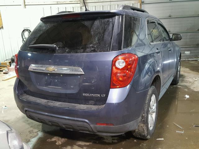 2GNALPEKXD6202654 - 2013 CHEVROLET EQUINOX LT BLUE photo 4