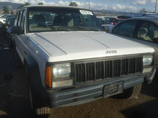 1J4FJ28S6SL650682 - 1995 JEEP CHEROKEE S WHITE photo 1