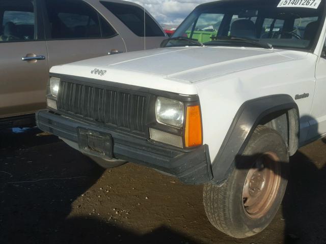 1J4FJ28S6SL650682 - 1995 JEEP CHEROKEE S WHITE photo 9