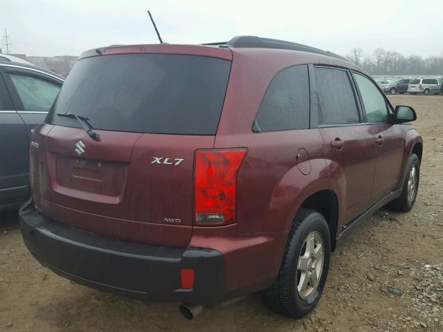 2S3DA217876127555 - 2007 SUZUKI XL7 MAROON photo 4