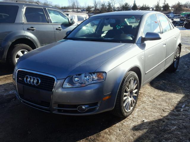 WAUDF78E26A281209 - 2006 AUDI A4 2.0T QU SILVER photo 2